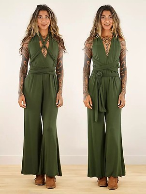 Black sleeveless jumpsuit overall, bare back, strappy design